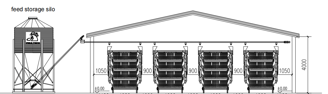 conception d'une cage pour les poulets de chair